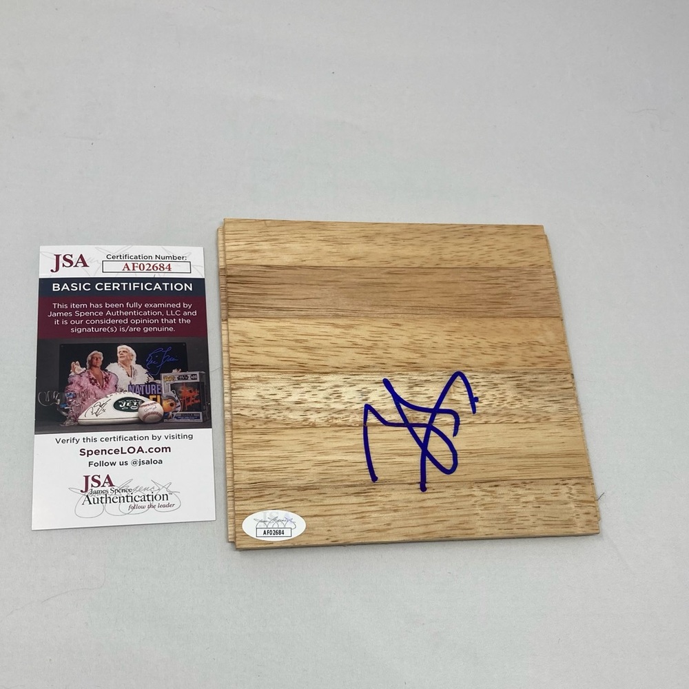 Jeremy‎ Sochan signed Floor San Antonio Spurs Baylor Bears JSA COA